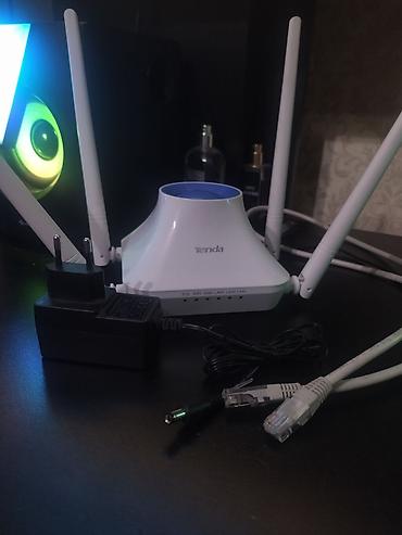 блок питания 400: Продаю беспроводной Wi-Fi роутер Tenda F6 (N300 Easy Setup) в отличном — 1