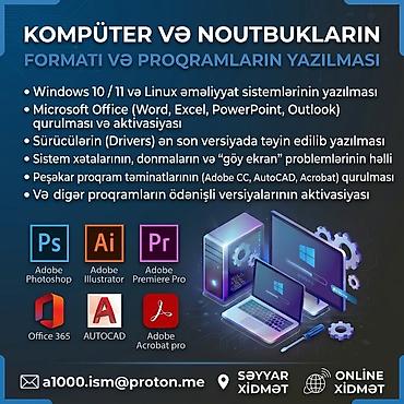 noudbuk: Kompüter və noutbuklar üçün format və proqram təminatı xidməti - — 1