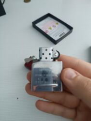 Qəlyan, vayp və aksesuarları: Zippo benzinli alışqan – orijinal, ABŞ istehsalı - Rəng: mat tünd