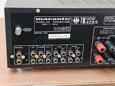 Pojačala i prijemnici: Marantz PM-63 – integrisano stereo pojačalo - Snaga: snažno hi‑fi — 8