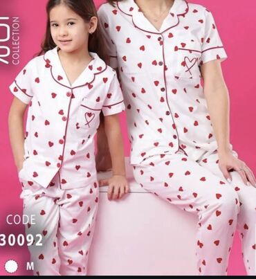 Пижамы: Пижама Мама Дочь 💞 Размер:44-54(М-3хл) Ткань:Хлопок Цена:1000 с