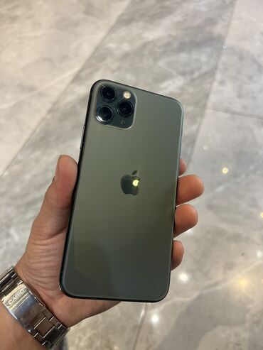 редми нот 10 ош: IPhone 11 Pro, Б/у, 256 ГБ, Alpine Green, Чехол, 68 %