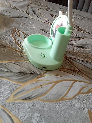 Stol lampaları: Çoxfunksiyalı stolüstü LED lampa – nanə-yaşıl rəngdə, şirin heyvan — 3
