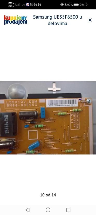 Aksesoari za TV i video: Samsung UE55F6500 – delovi Raspoloživi originalni delovi sa TV-a — 10