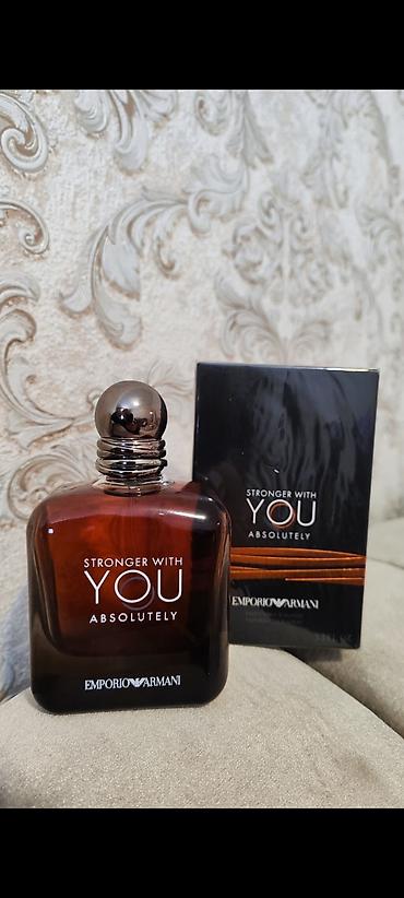 saat armani: Armani Stronger you Absalute A klass 100ml baqli gutuda original ile — 1