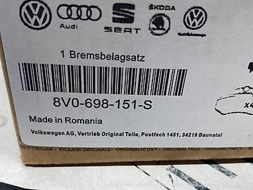 Kočione pločice: PREDNJE PLOČICE ZA VOLKSWAGEN GOLF 7, GOLF 8 - 8V0 698 151 S | — 5
