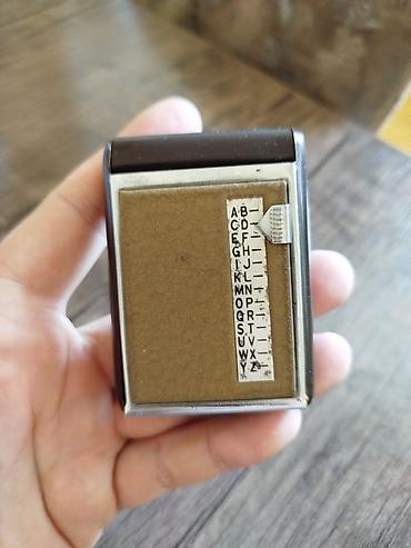 Блокноты: Retro üslubda mini qeyd kitabçası, hərfli indeks sistemi ilə — 1