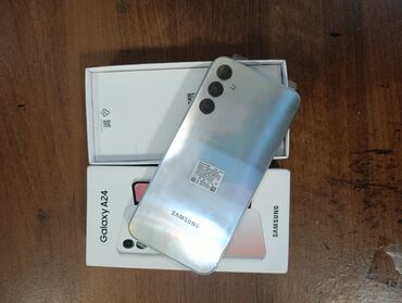 samsun a35: Samsung Galaxy A24 4G, 128 ГБ, цвет - Белый, Отпечаток пальца, Две SIM карты, Face ID