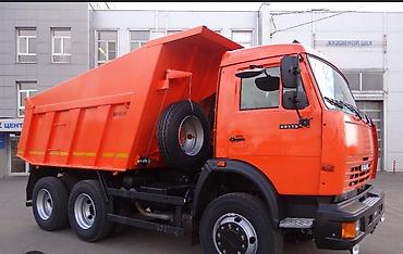 ка маз: Услуги Дом снос Самосвал КАМАЗ 65115 (6x4), оранжевый. Характеристики — 1