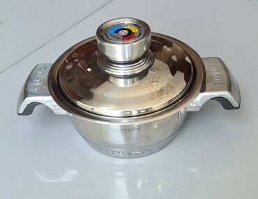 химическая посуда: Кастрюля Zepter 1,6 л, диаметр 16 см (по крышке) высота 8 см