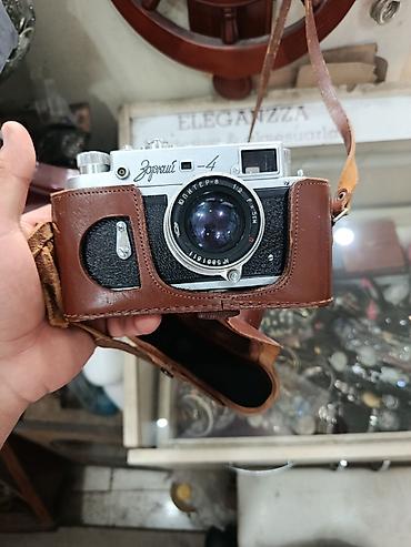 Фото и видеокамеры: Zorkiy-4 film fotoaparatı - Sovet istehsalı 35mm telemetrik kamera - — 1