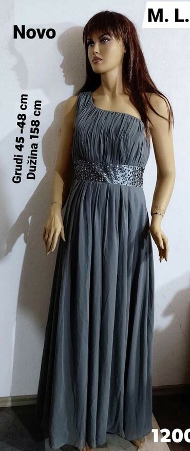 haljina kikiriki kvalitetna placena: M, L, color - Grey