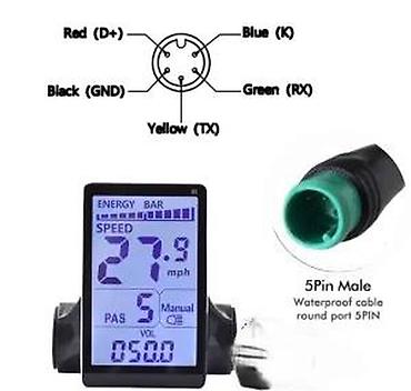 Dodaci za bicikl: LCD DISPLEJ ZA ELEKTRIČNI BICIKLI, PANEL UART2 M5 | . U — 9