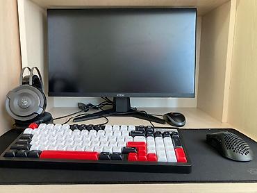 deri tiken: Monitor MSI MAG 244F 24 inc 200hz Sistem blok Ekran kartı (GPU): EVGA — 1