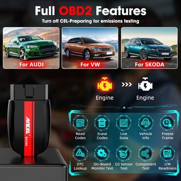Alati za automobile: NOVO - ANCEL BD500 Bluetooth OBD2 za VW Audi Seat Skoda ANCEL BD500 — 10