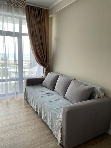 чехол диван: Диван-кровать, цвет - Серый, Б/у
