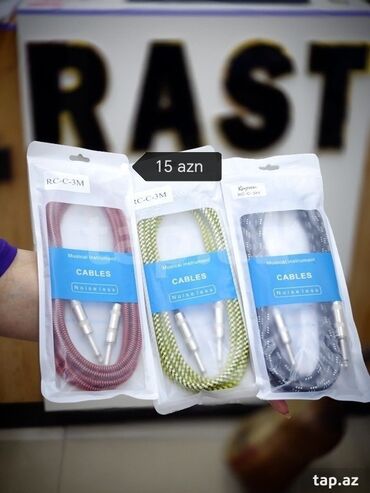 Kabellər, adapterlər: Kabel RC-F1 Musiqi alətləri kabeli RC-F1M SES KABELI Gitara kabeli — 6