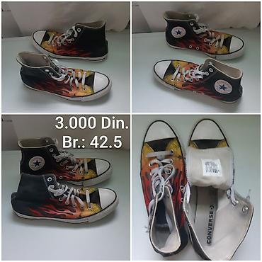 patike br 39: Original Converse All Star – visoke patike sa zanimljivim plamen — 2