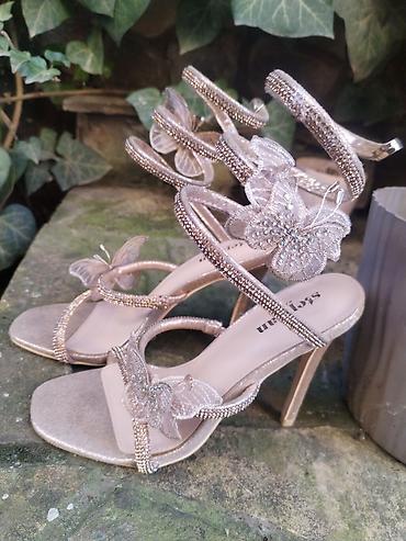 Sandale: Sandale br. 37, jednom nošene. - Brend: Stephan Paris - Elegantne — 5