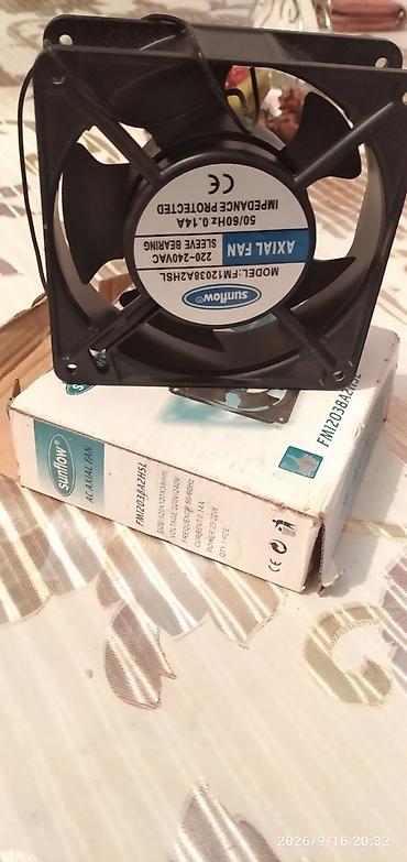 printer canon 2520: Məhsul 1: Sunflow AC Axial Fan - Model: FM12038A2HSL - Ölçü — 1