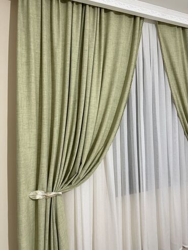 Шторы и занавески: Комплект штор, Изготовление на заказ, Новый, Для зала, Для офиса, Для прихожей at lalafo.kg — 8 Шторы и занавески: Комплект штор, Изготовление на заказ, Новый, Для зала, Для офиса, Для прихожей — 8