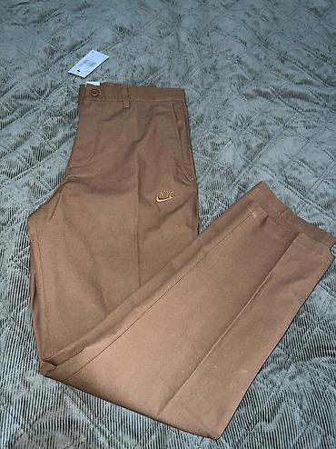 vikend torba: NIKE Club Chino Pants British Tan Brown Canvas Men's vel. M NOVO — 7