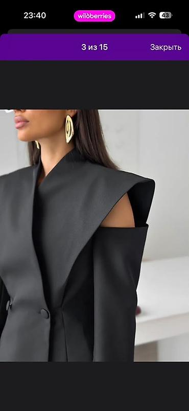 Плащи: Женский укороченный тренч/жакет с поясом и высоким воротником - Крой — 4