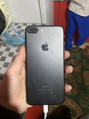 iphone 7 32: IPhone 7 Plus, Скидка 10%, Б/у, 32 ГБ, Black Titanium, Защитное стекло, 88 %