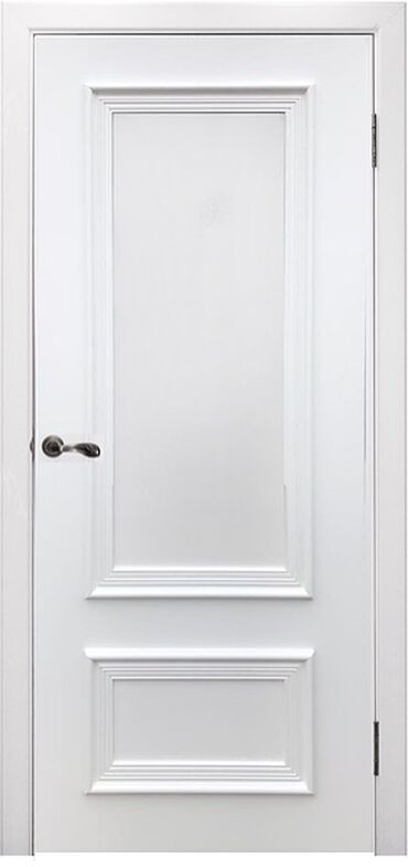 дверь дома: Жабык ички эшик, Panel, түсү - Ак