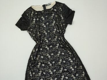 czarna sukienki dzianinowa: Dress, S (EU 36), condition - Good