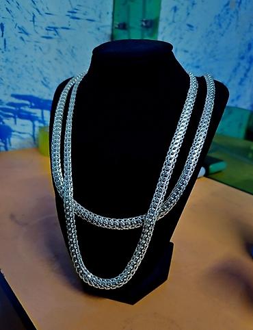 Серебряные цепочки: Серебряный комплект Питон 940 проба Серебряные Цепи и Браслеты — 25