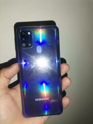 Samsung: Samsung Galaxy A21S, Б/у, 32 ГБ, цвет - Голубой, 1 SIM, 2 SIM