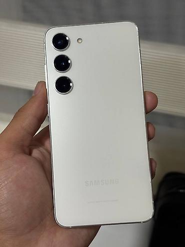 Мобильные телефоны и аксессуары: Samsung Galaxy S23, Б/у, 256 ГБ, цвет - Белый — 2
