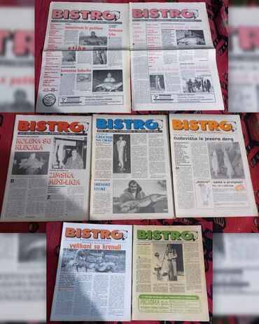 Knjige i stripovi: Ribolovački i lovački časopisi – 39 brojeva (8 grupa): Bistro, Ribo — 4