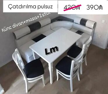 metbex stol stullari instagram: Kvadrat masa, Mətbəx üçün, 2 nəfər