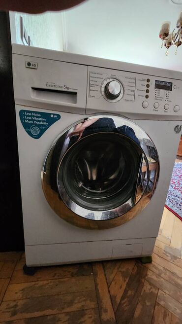 Paltaryuyan maşınlar: Paltaryuyan maşın LG, 5 kq, İşlənmiş, Avtomat, Qurutmasız, Kredit yoxdur, Ünvandan götürmə