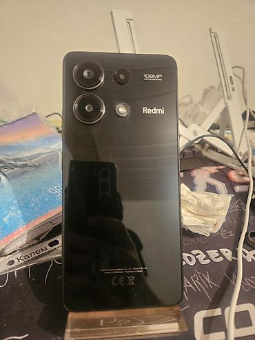 Уюлдук телефондор жана аксессуарлар: Redmi, Redmi Note 13, Колдонулган, 256 ГБ, түсү - Кара, 2 SIM — 4