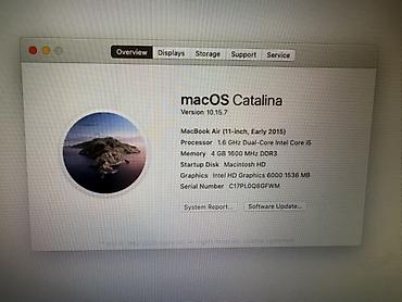 thunderbolt display: Apple MacBook Air 11.6" - Экран: встроенная матрица. - Графика — 5