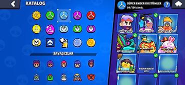 Video oyunlar və konsollar: Brawl Stars hesabı – zəngin kostyum kataloqu ilə Xüsusiyyətlər: - — 6