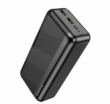 Наушники: BOROFONE BJ27B Pindar, портативный аккумулятор 30000mAh, USB-C +