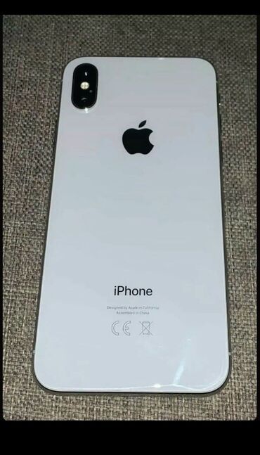 iphone 14 pro max islenmis: IPhone X, 64 GB, Ağ, Face ID, Simsiz şarj, Zəmanət