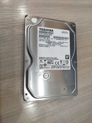 диск для пк: Накопитель, Б/у, Toshiba, HDD, 512 ГБ, 3.5", Для ПК