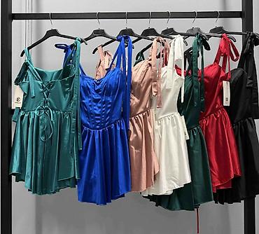 Haljine: Mini haljina sa korset krojem - Model: kratka A-linija sa punim — 9