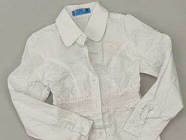 klapki plecione biale: Shirt 5-6 years, condition - Perfect, pattern - Monochromatic, color - White