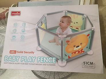 Манежи: VIVAKIDS Baby Play Fence – uşaq oyun məkanı - 6 ay+ körpələr üçün — 1