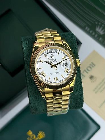 gol saati: Yeni, Qol saatı, Rolex, rəng - Qızılı — 3