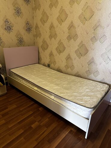 tek neferlik çarpayi: Б/у, Односпальная кровать, Без подьемного механизма, С матрасом, Без выдвижных ящиков, Азербайджан
