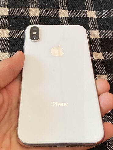 iphone xs 128: IPhone X, Б/у, 64 ГБ, Белый, Защитное стекло, 100 %