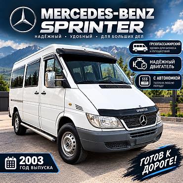 бампер портер 1: Mercedes-Benz Спринтер: 2003 г., 2.2 л, Механика, Дизель, Бус — 1