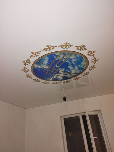 Натяжной потолок: Натяжной потолок 3D потолки, Глянцевое, Матовое Бесплатный замер, Бесплатная консультация, Гарантия — 13